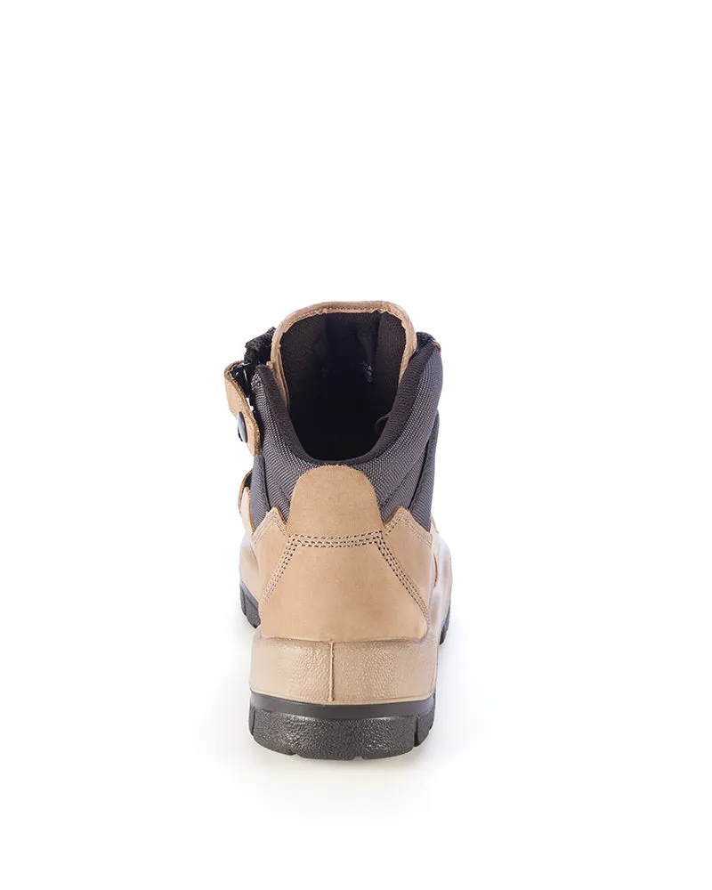 461 Zipsider Safety Boot with scuff cap - Stone