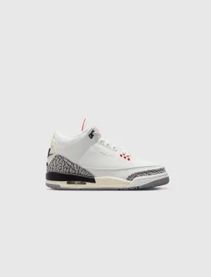 AIR JORDAN 3 RETRO "WHITE CEMENT REIMAGINED" GS