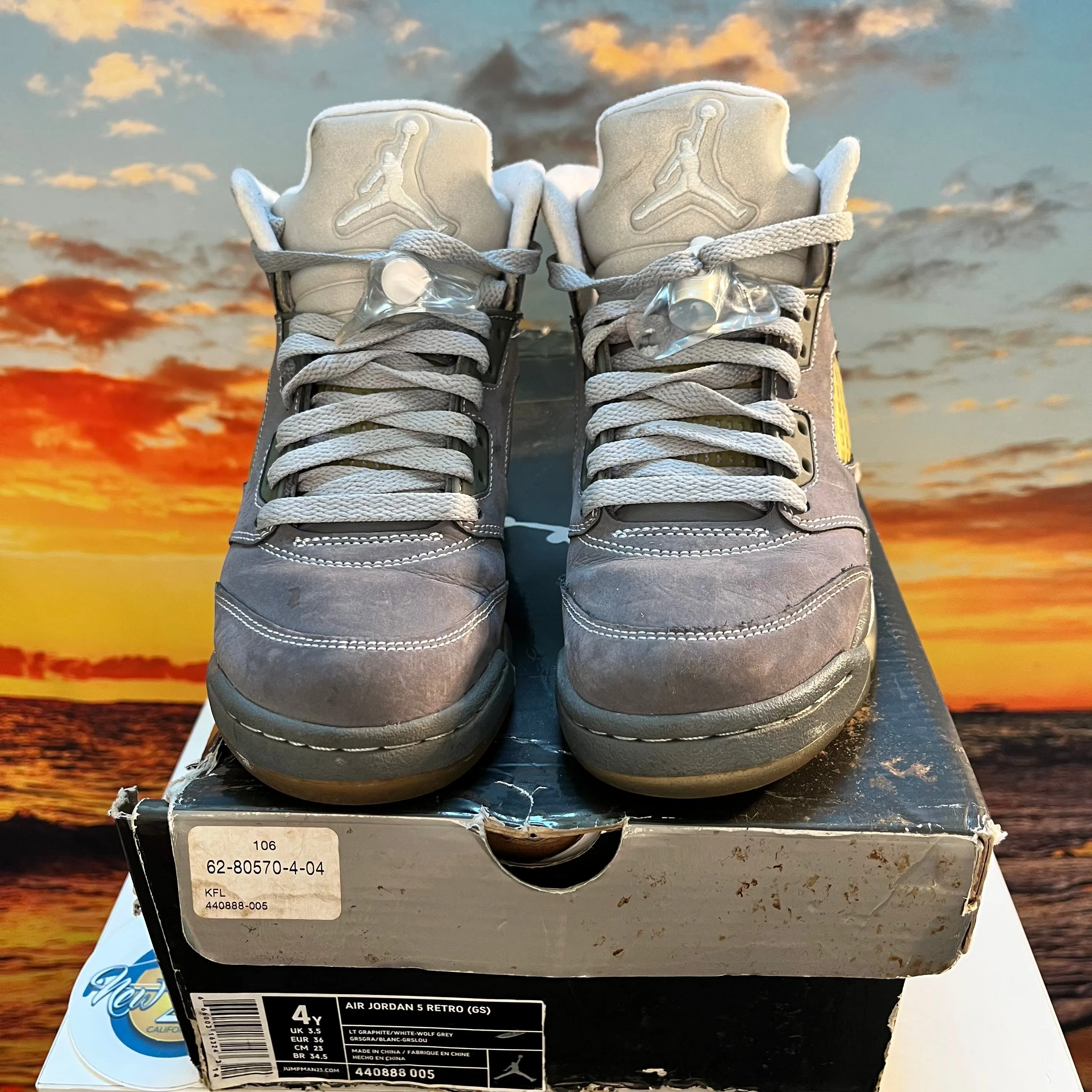 Air Jordan 5 Retro GS 'Wolf Grey'