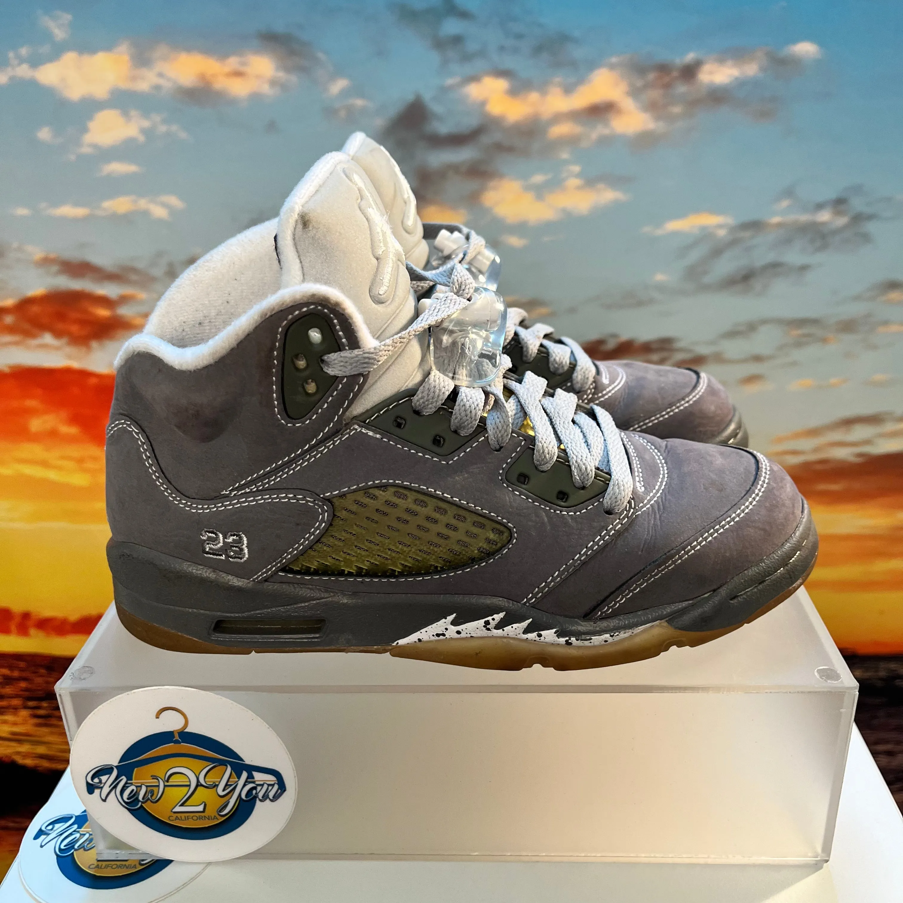 Air Jordan 5 Retro GS 'Wolf Grey'