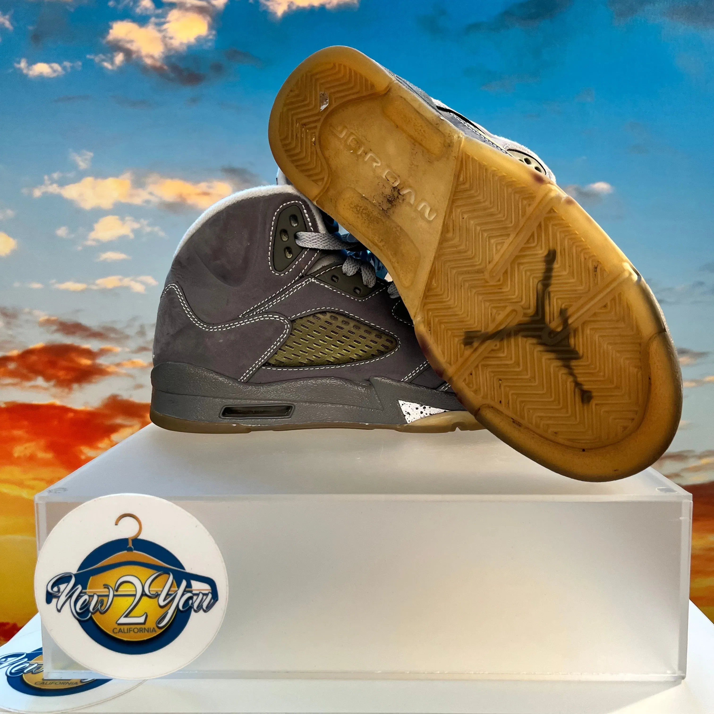 Air Jordan 5 Retro GS 'Wolf Grey'