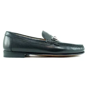 Alan Payne Snaffle Black Sheepskin Loafer