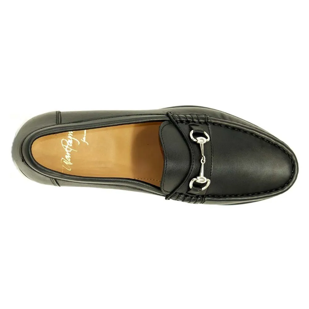 Alan Payne Snaffle Black Sheepskin Loafer
