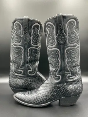 Ammons Custom Anaconda Cowboy Boots size 11.5 A