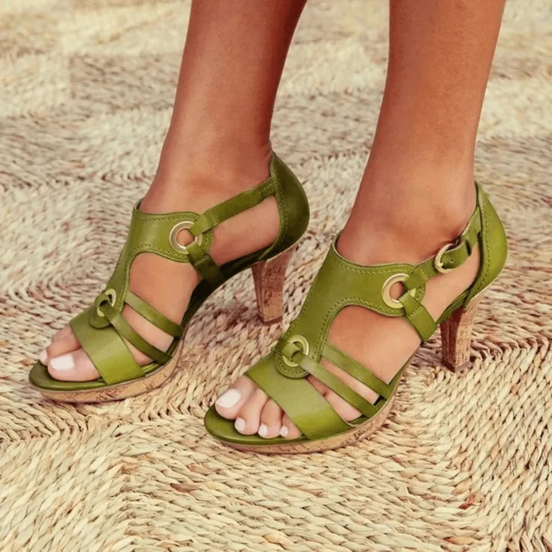 Annika | Comfortable Heeled Sandals