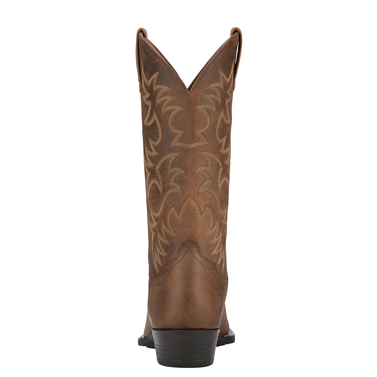 Ariat Heritage Western R Toe Mens Boots Distressed Brown