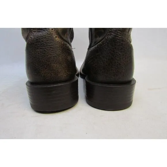 Ariat Mens Size 9.5 D Brown Leather Cowboy Western Boots