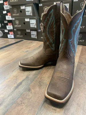 ARIAT WOMEN'S PRIMETIME TACK WESTERN BOOTS - BROAD SQUARE TOE