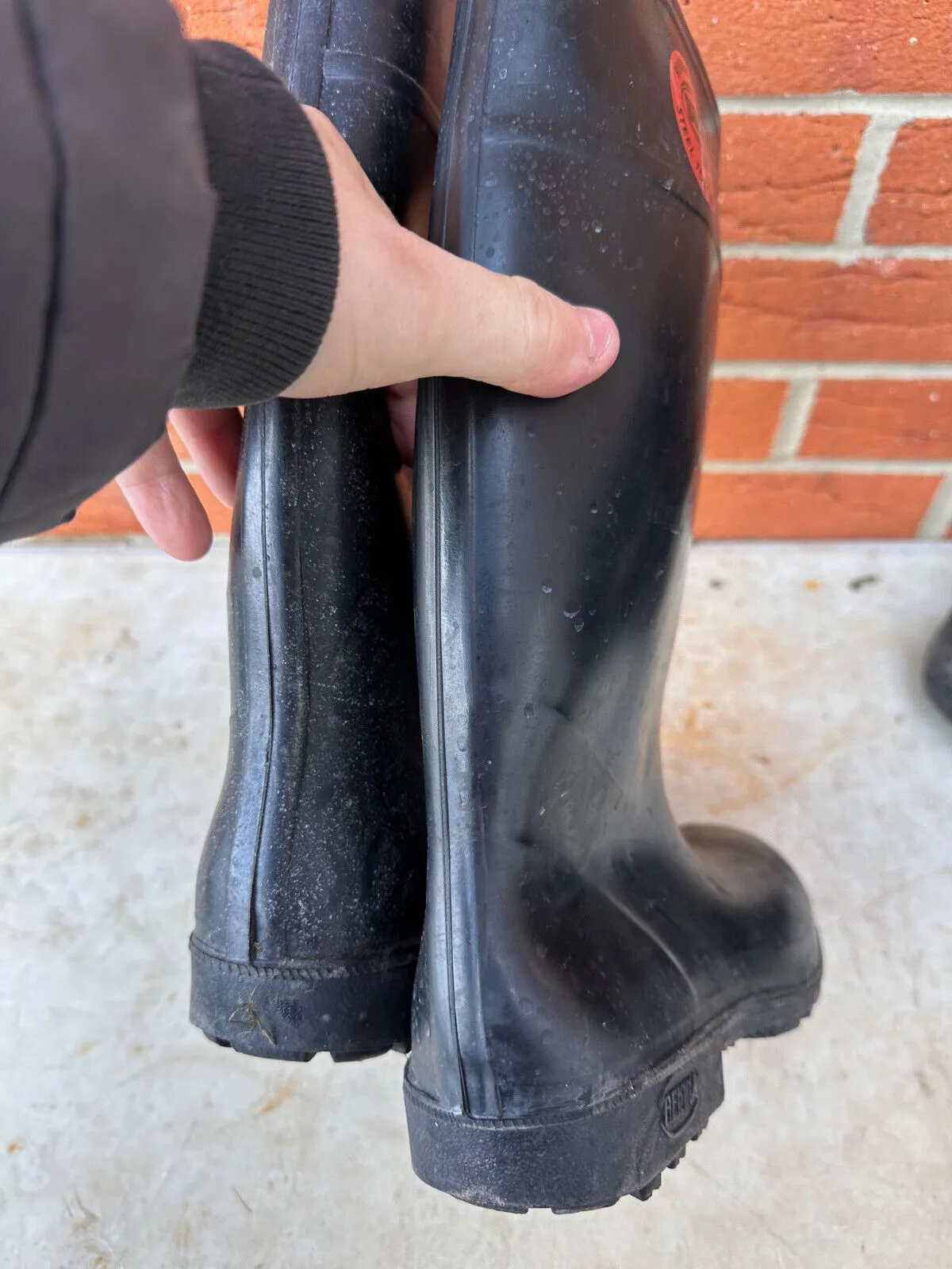Bekina Lite Safety Wellington Boots Steel Toecap - Size UK 7 - EU 41