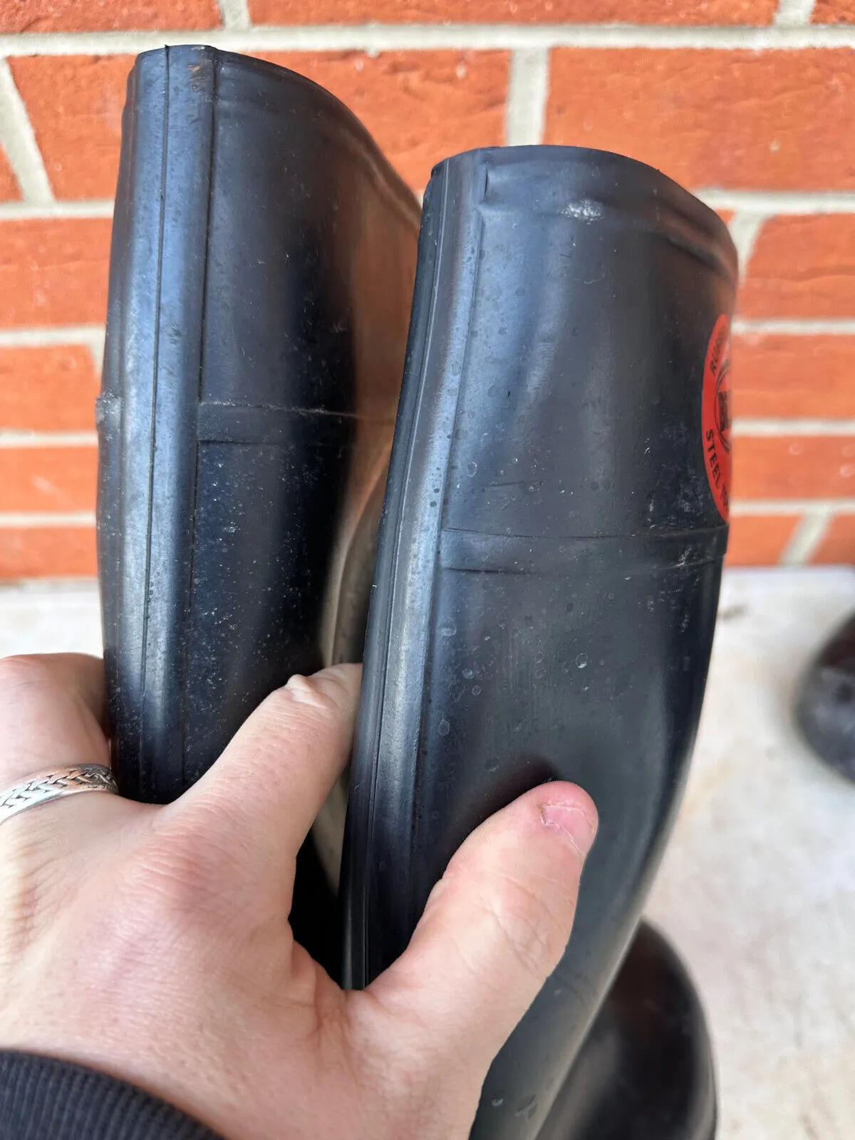 Bekina Lite Safety Wellington Boots Steel Toecap - Size UK 7 - EU 41