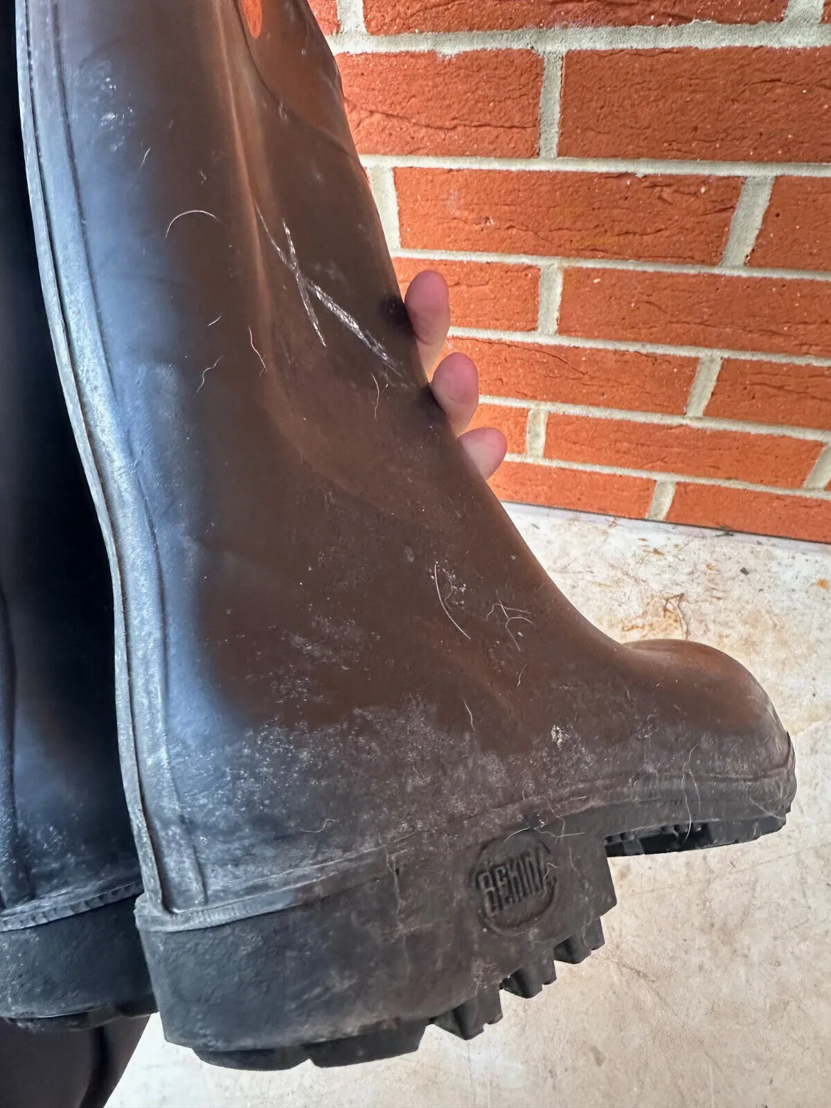 Bekina Lite Safety Wellington Boots Steel Toecap - Size UK 7 - EU 41