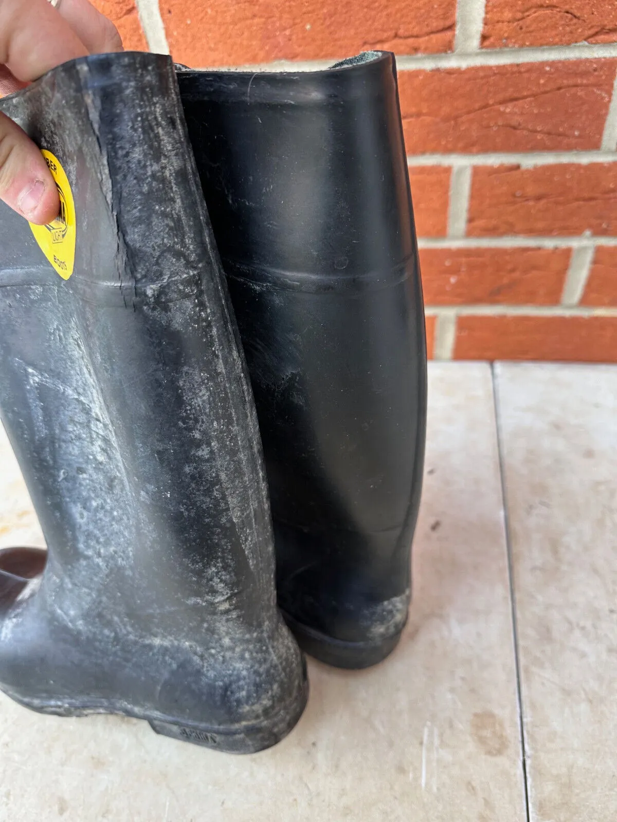 Bekina Lite Safety Wellington Boots Steel Toecap - Size UK 7 - EU 41