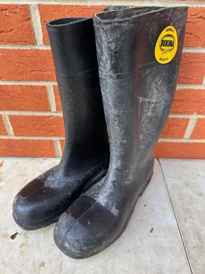 Bekina Lite Safety Wellington Boots Steel Toecap - Size UK 7 - EU 41