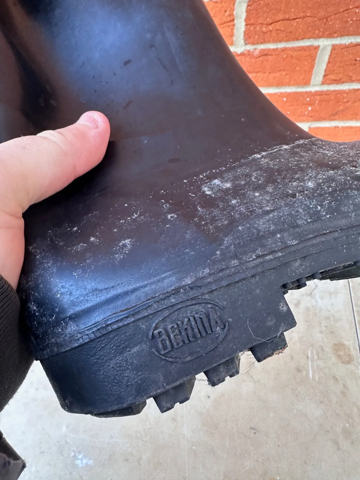 Bekina Lite Safety Wellington Boots Steel Toecap - Size UK 7 - EU 41