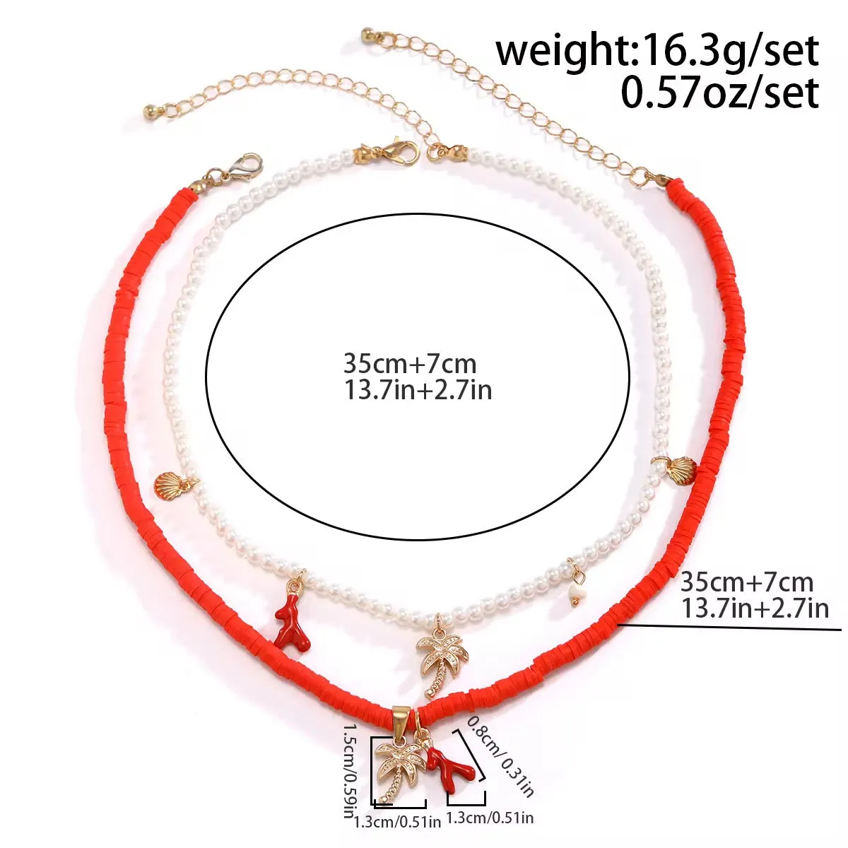 Boho Coconut Tree Necklace