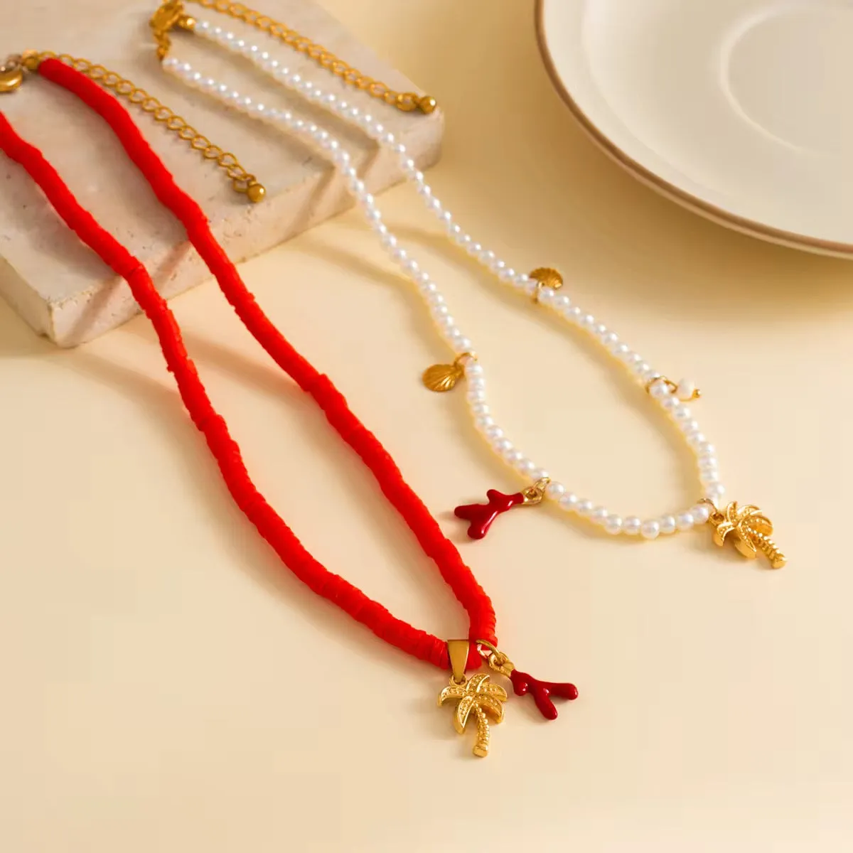 Boho Coconut Tree Necklace