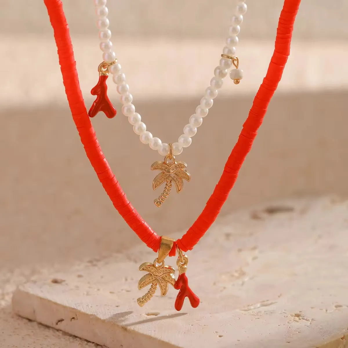 Boho Coconut Tree Necklace