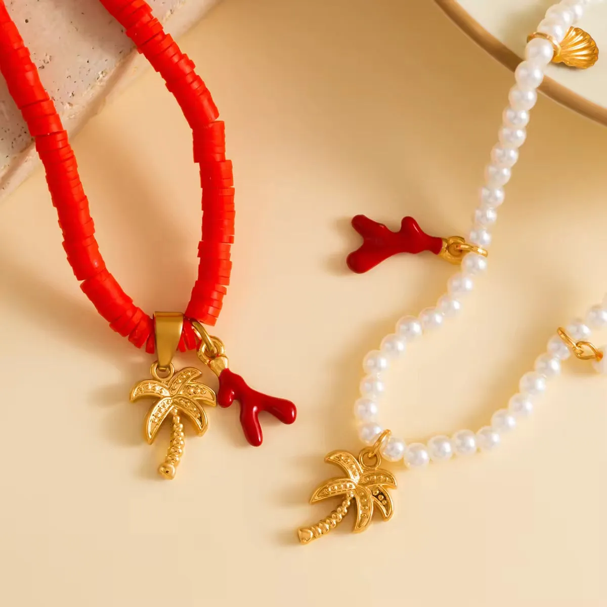 Boho Coconut Tree Necklace