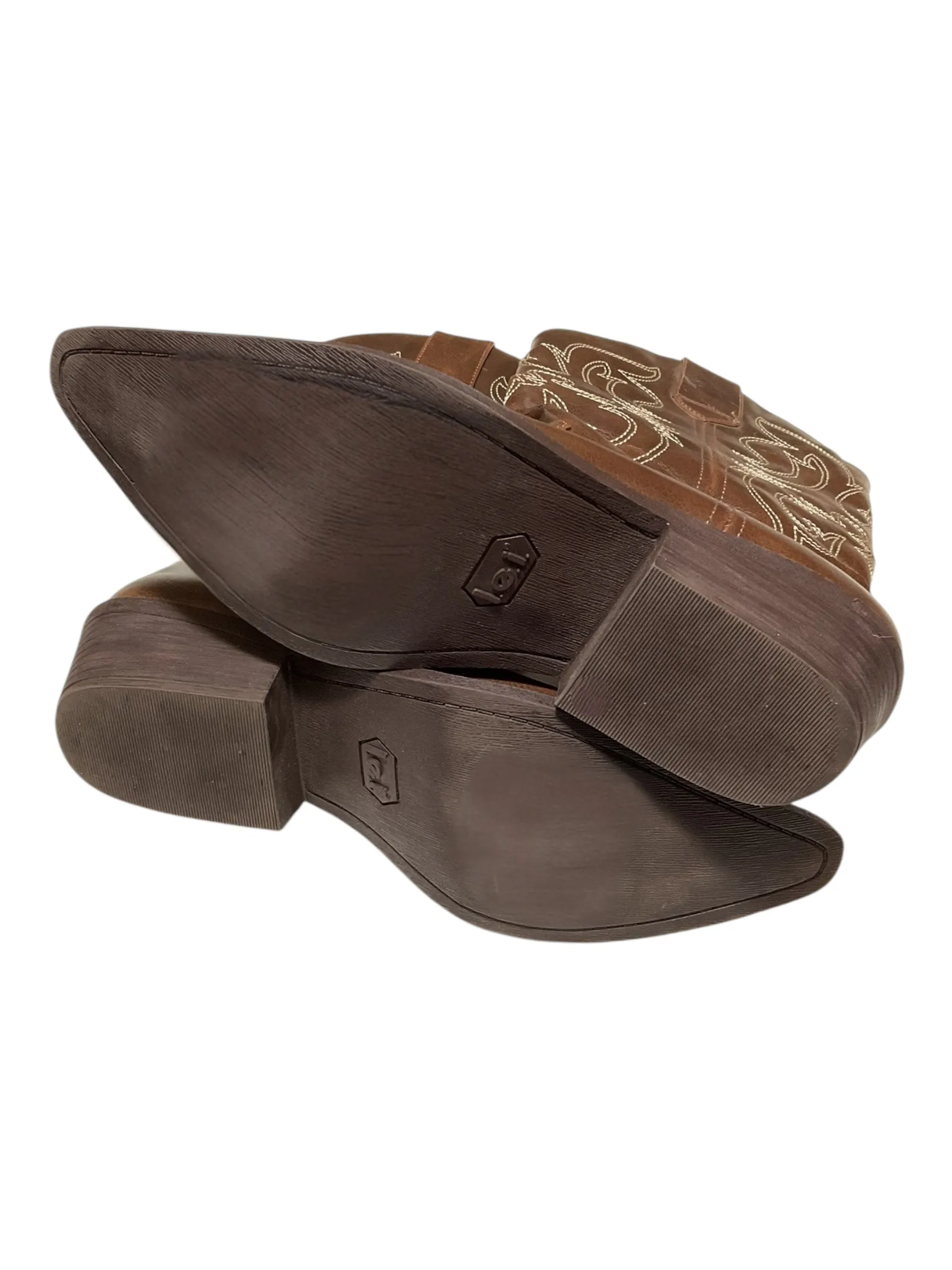 Boots Western By Clothes Mentor In Brown, Size: 7.5