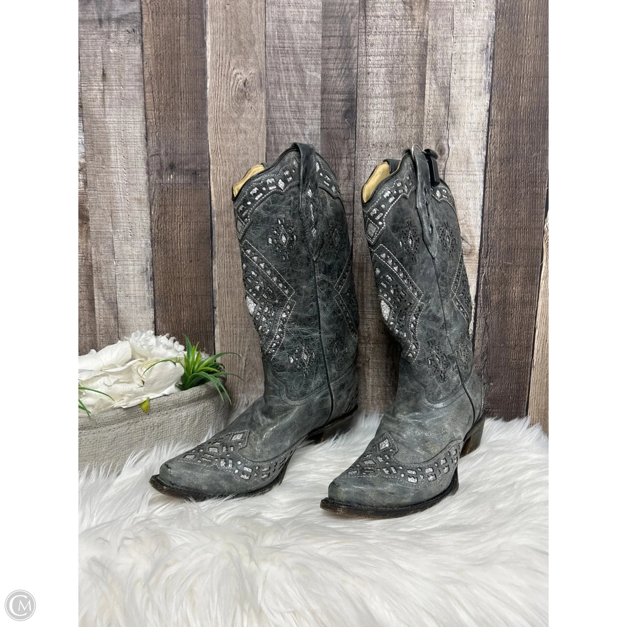 Boots Western By Corral In Grey, Size: 9