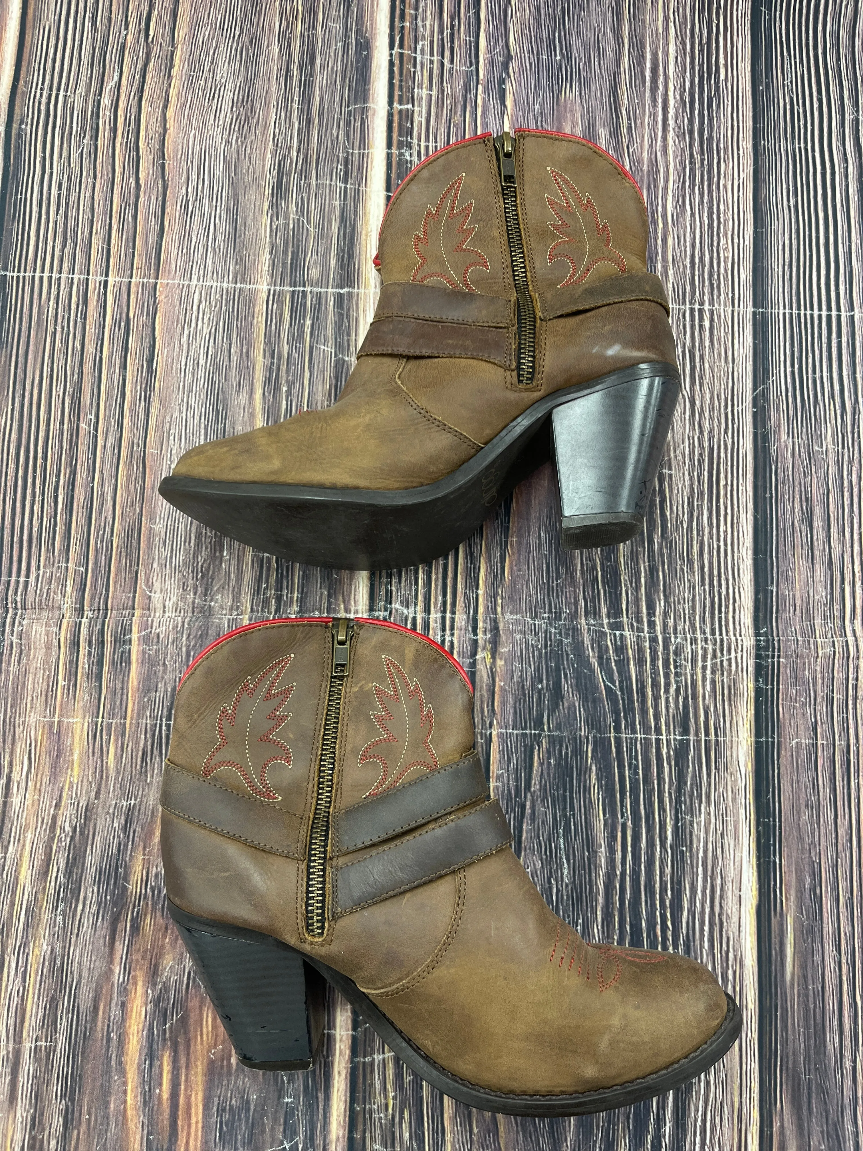 Boots Western By Dingo In Brown, Size: 8.5