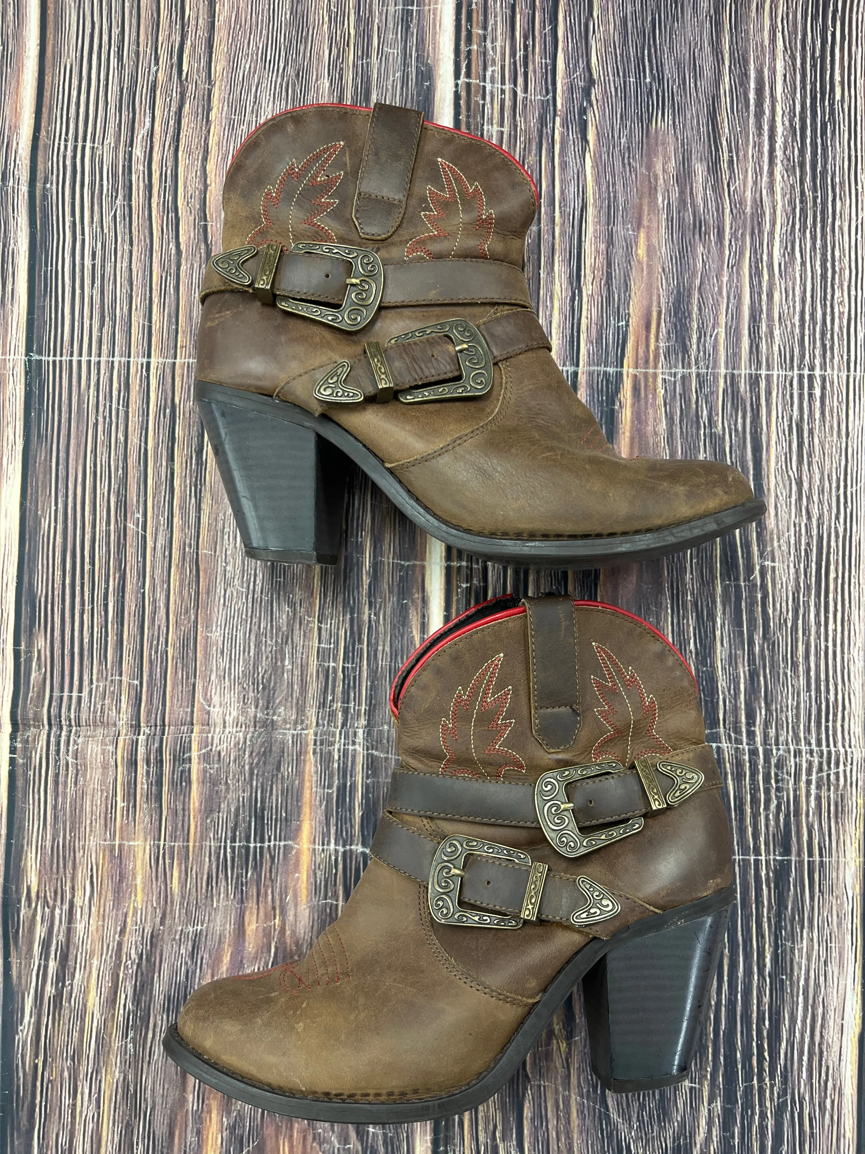 Boots Western By Dingo In Brown, Size: 8.5