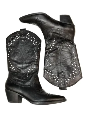 Boots Western By Reba In Black, Size: 6.5