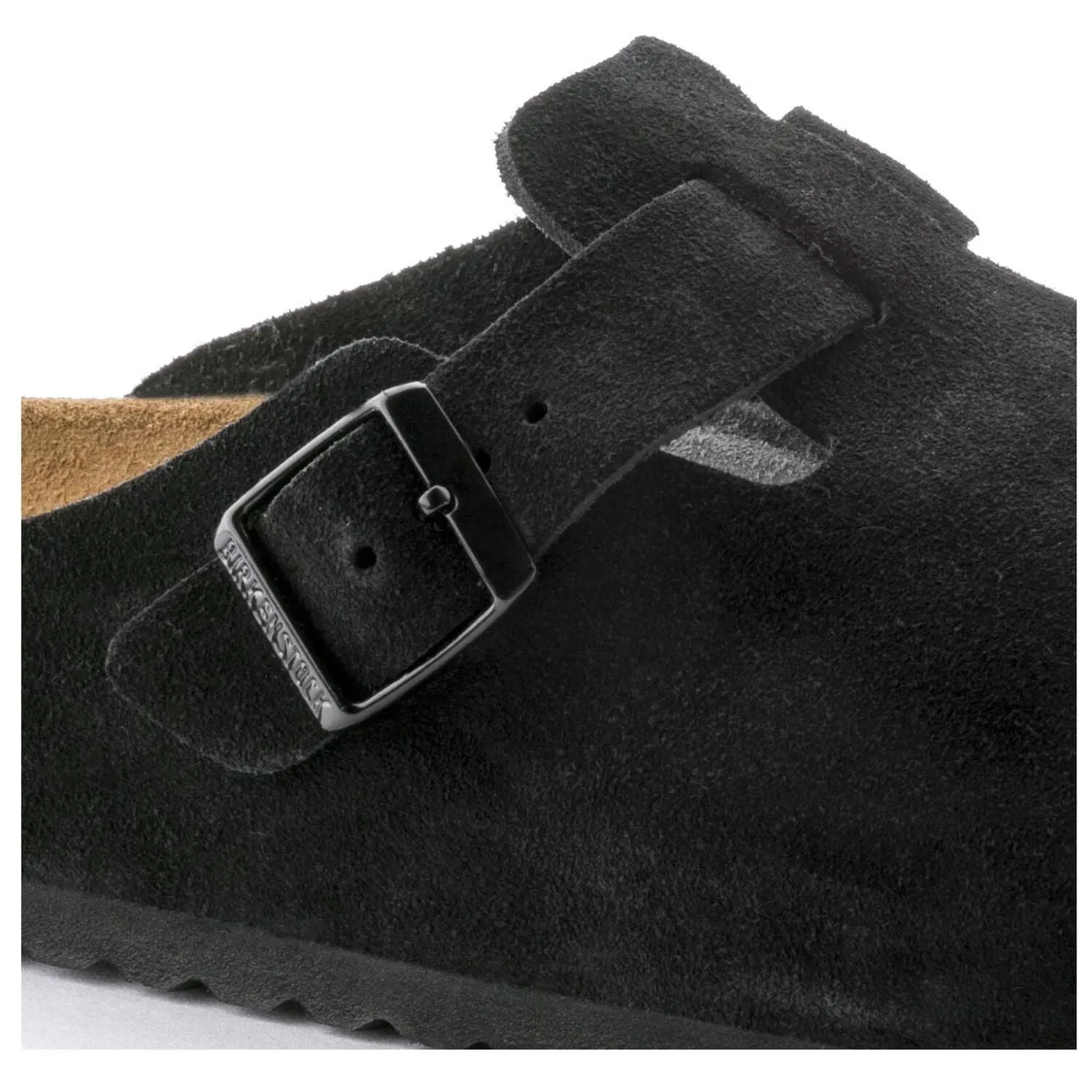 Boston Soft - Black Suede||Boston assise plantaire souple - Suède noir