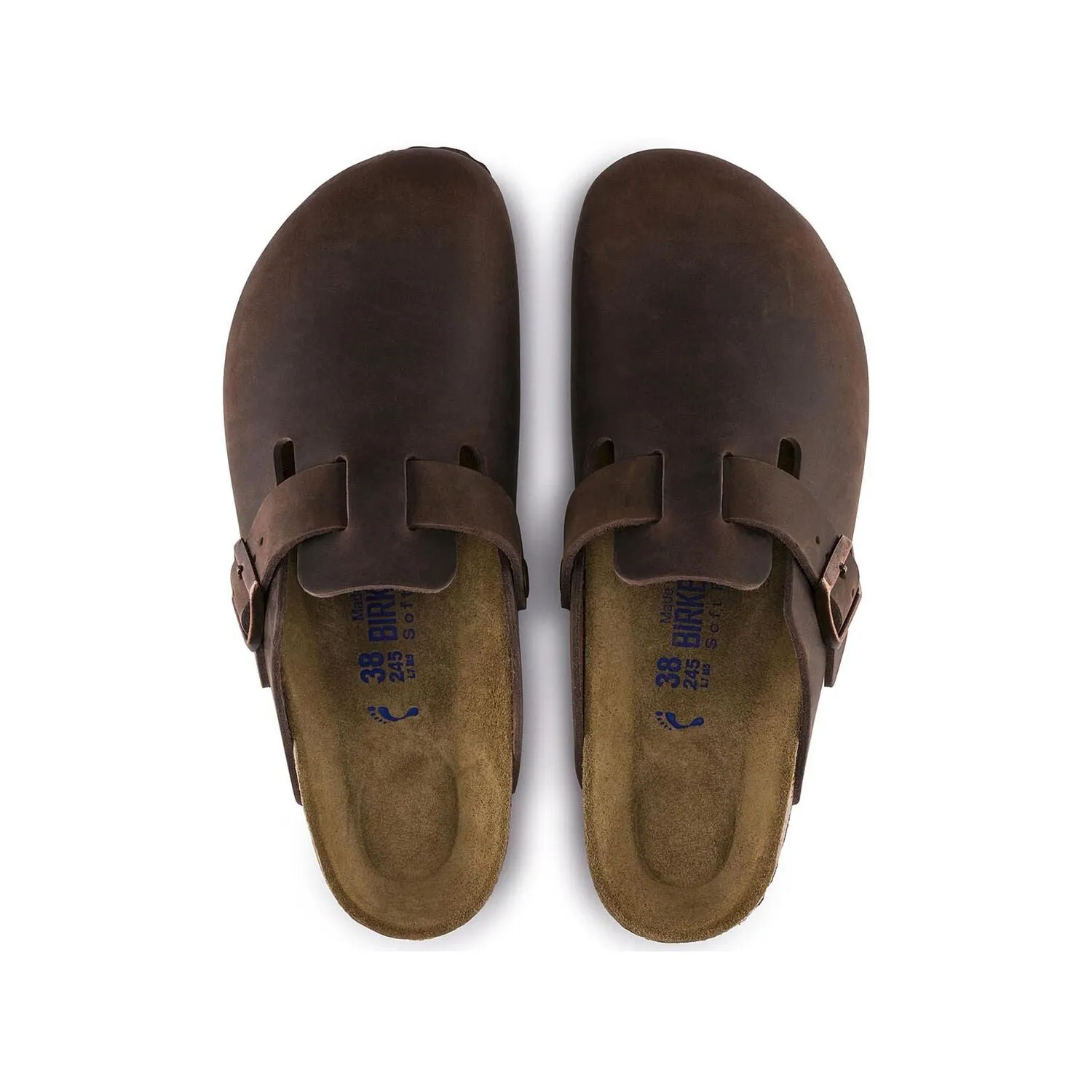 Boston Soft - Habana Oiled Leather||Boston assise plantaire souple - Cuir Huilé habana