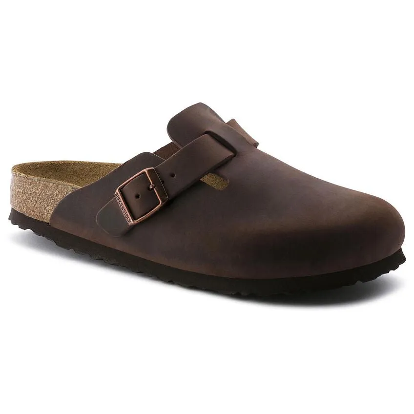 Boston Soft - Habana Oiled Leather||Boston assise plantaire souple - Cuir Huilé habana