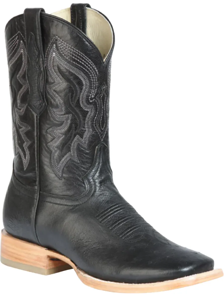 Botas Vaqueras Rodeo Exoticas de Panza de Avestruz Original para Hombre '100 Años' - ID: 43519
