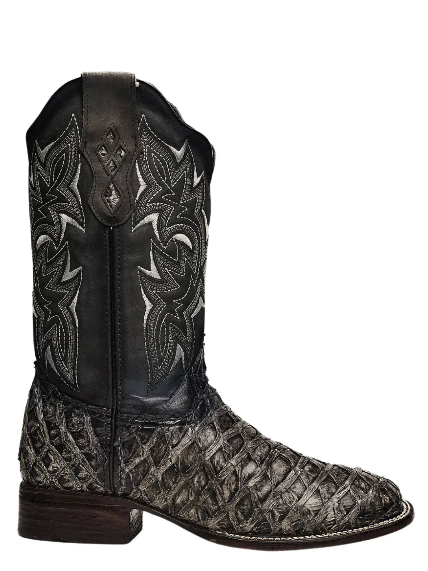 Botas Vaqueras Rodeo Exoticas de Pirarucu Fish Original para Hombre 'Rodeo Cartie' - ID: 761RU