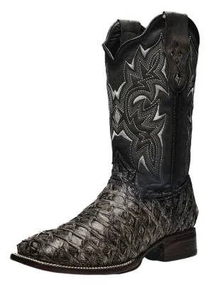 Botas Vaqueras Rodeo Exoticas de Pirarucu Fish Original para Hombre 'Rodeo Cartie' - ID: 761RU