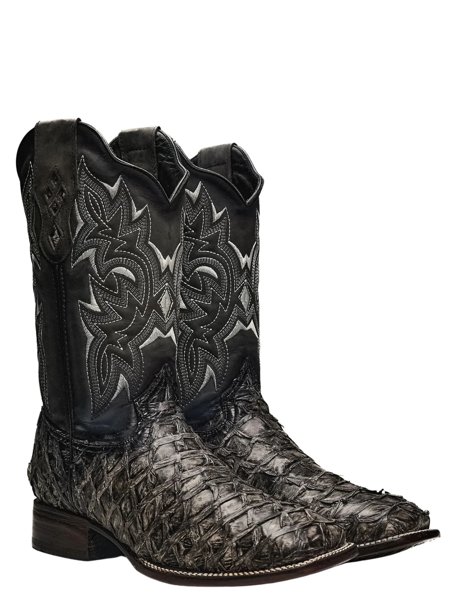 Botas Vaqueras Rodeo Exoticas de Pirarucu Fish Original para Hombre 'Rodeo Cartie' - ID: 761RU