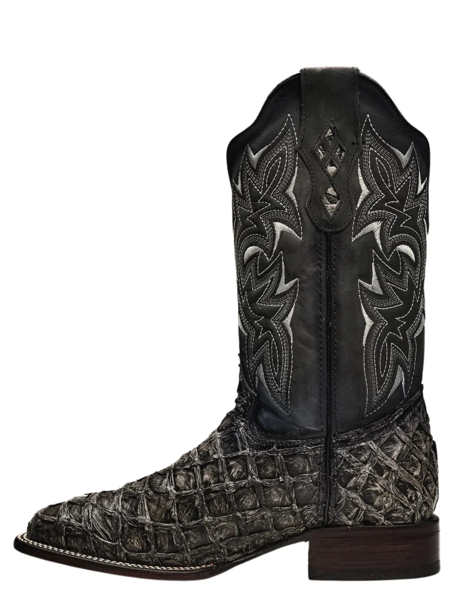 Botas Vaqueras Rodeo Exoticas de Pirarucu Fish Original para Hombre 'Rodeo Cartie' - ID: 761RU