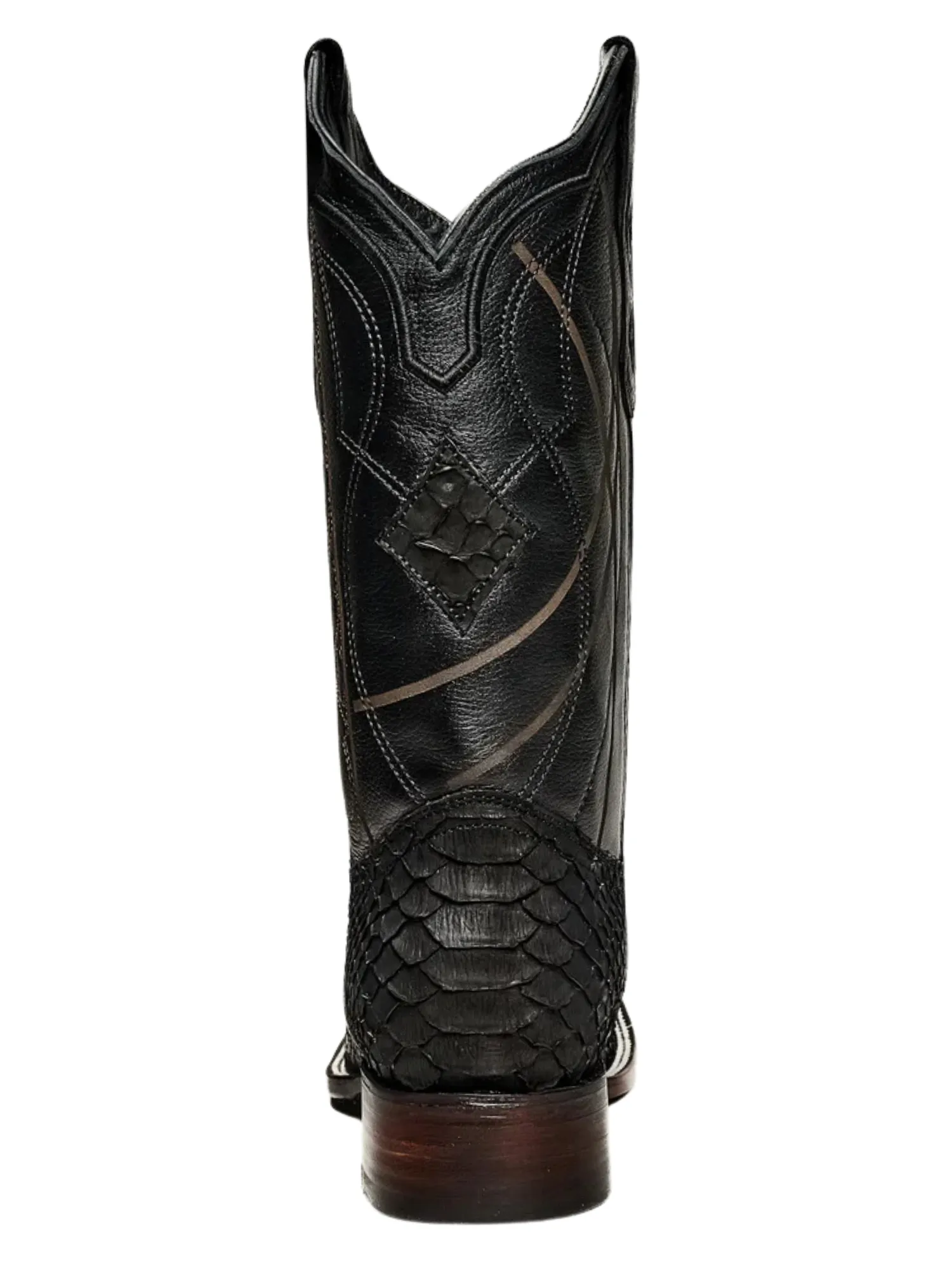 Botas Vaqueras Rodeo Exoticas de Python Original para Hombre 'Rodeo Cartie' - ID: RC-PYT-BM