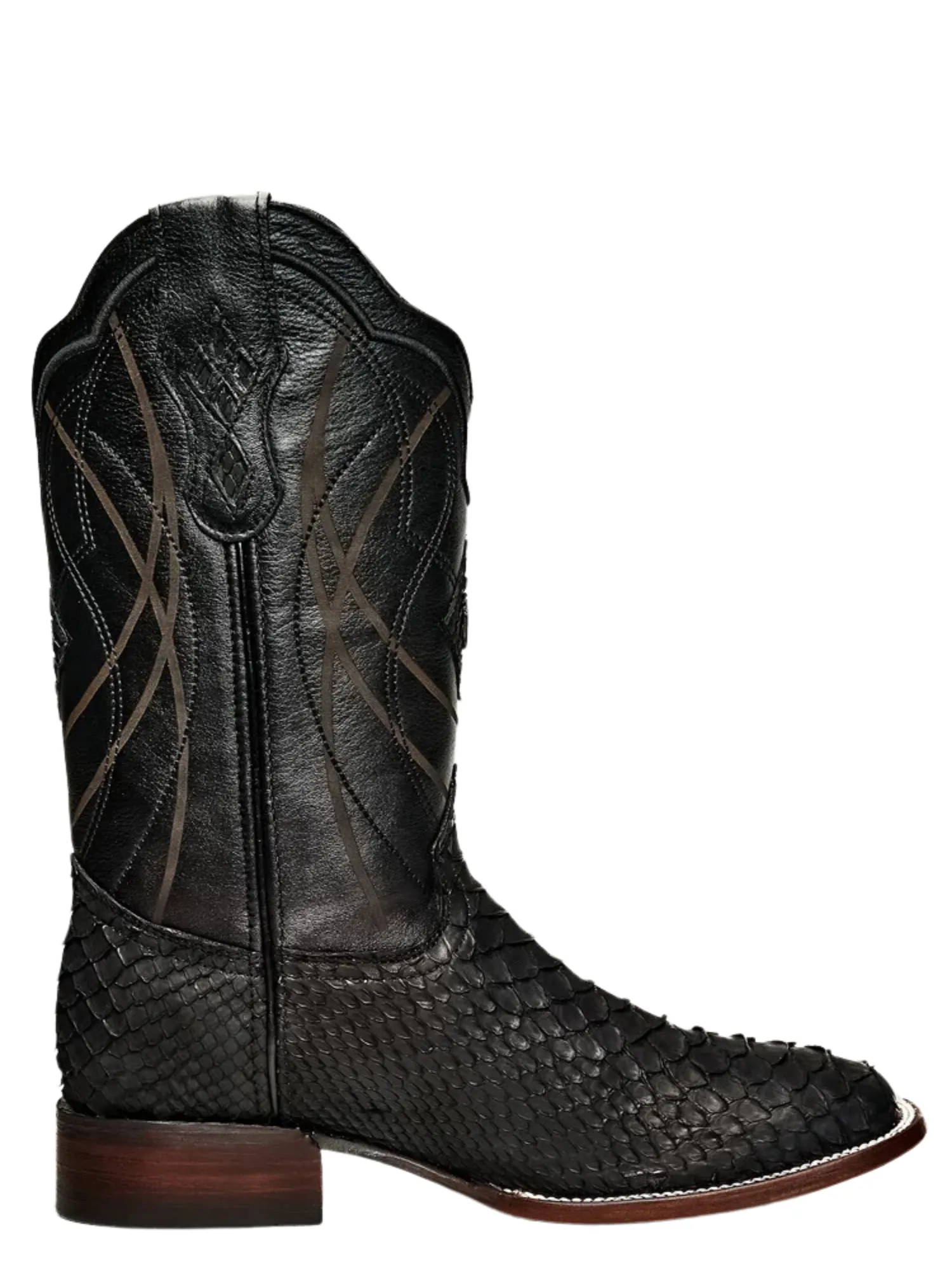Botas Vaqueras Rodeo Exoticas de Python Original para Hombre 'Rodeo Cartie' - ID: RC-PYT-BM