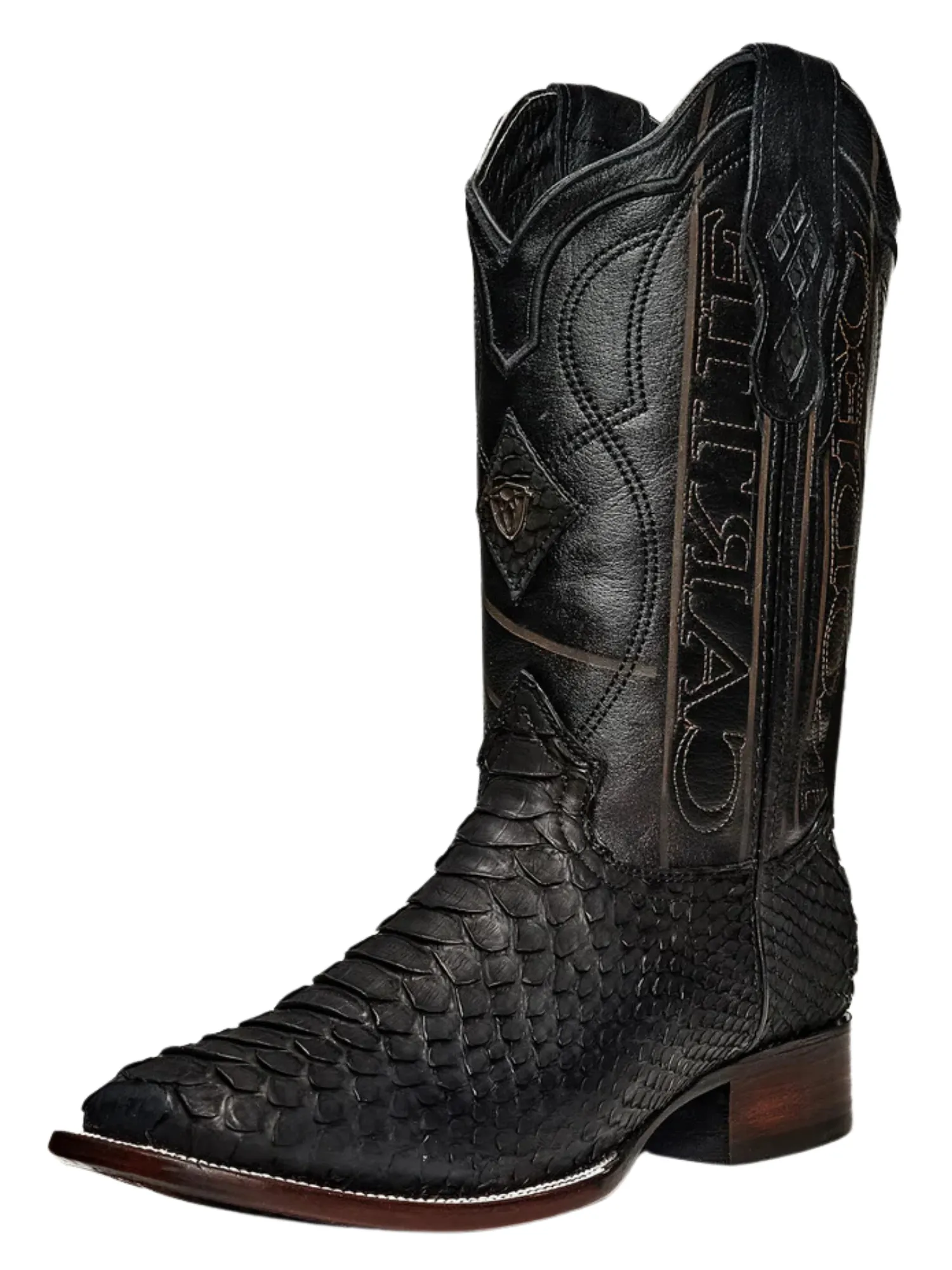 Botas Vaqueras Rodeo Exoticas de Python Original para Hombre 'Rodeo Cartie' - ID: RC-PYT-BM
