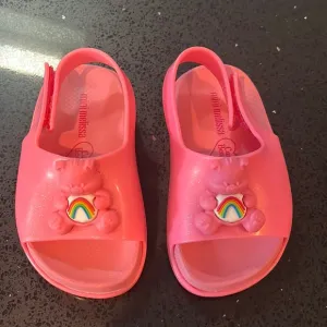 Brand new size 6 mini Melissa carebear sandals