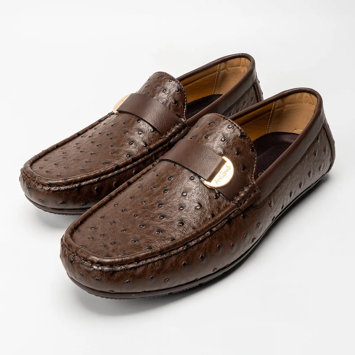 BRYSON MENS LOAFERS-BROWN