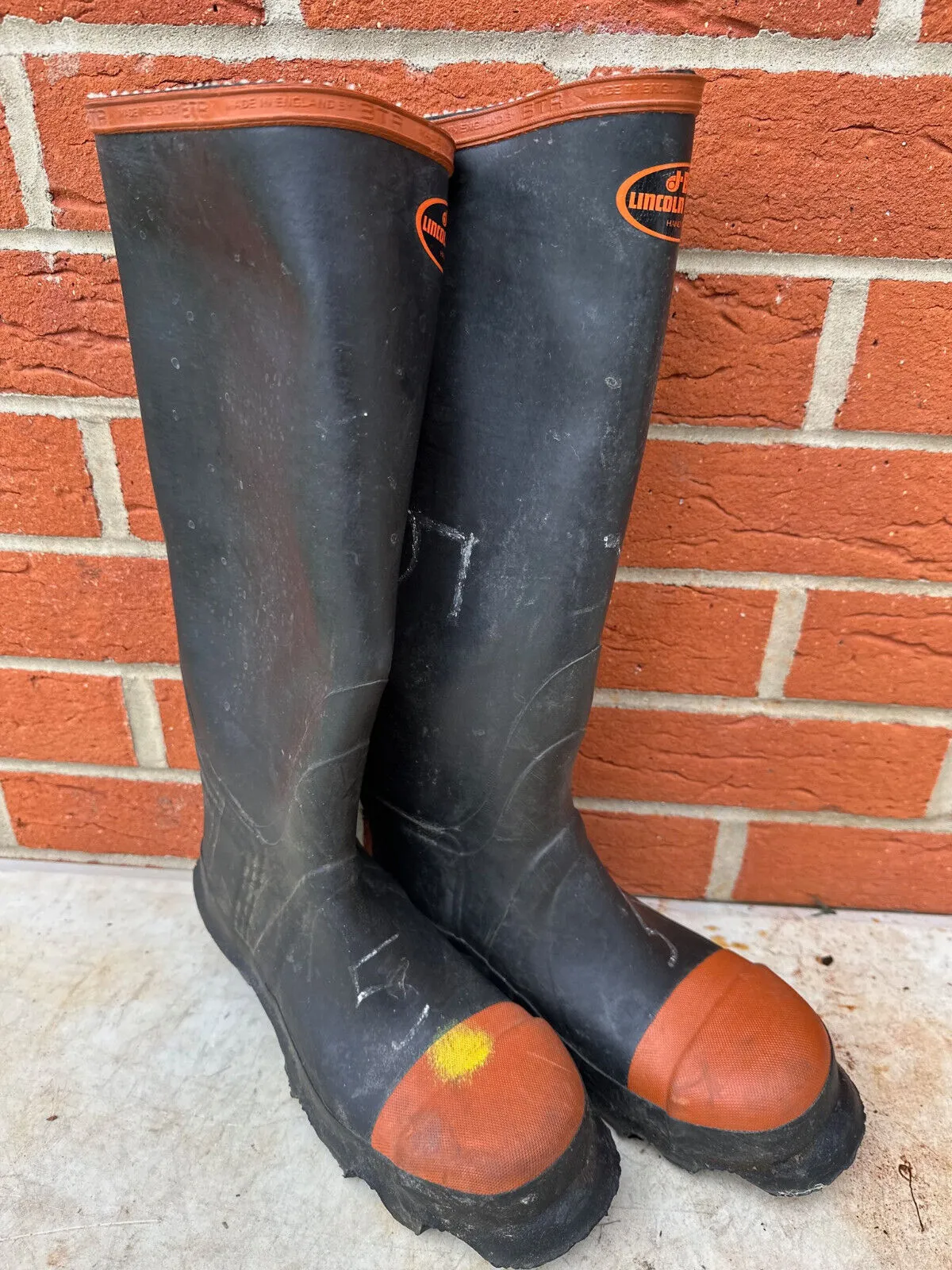 BTR Lincoln Safety Farmers Wellies Work Boots - Size UK 5 - EU 38