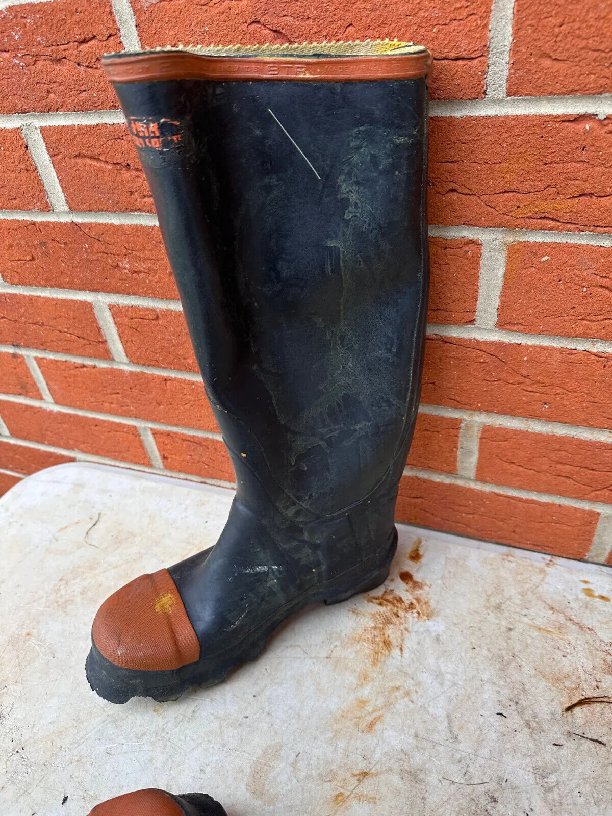 BTR Lincoln Safety Farmers Wellies Work Boots - Size UK 5 - EU 38