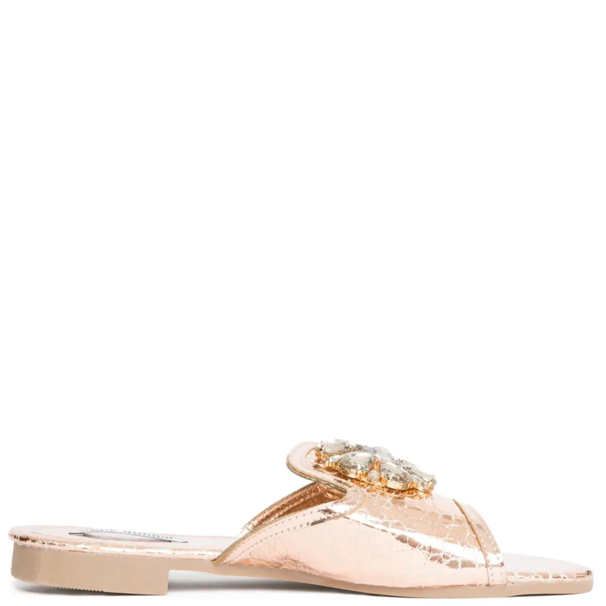 Cape Robbin Leela-10 Rose Gold Sandals rose gold