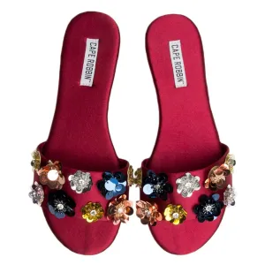 Cape Robbin Sadie-8 Wine Sandal Wine