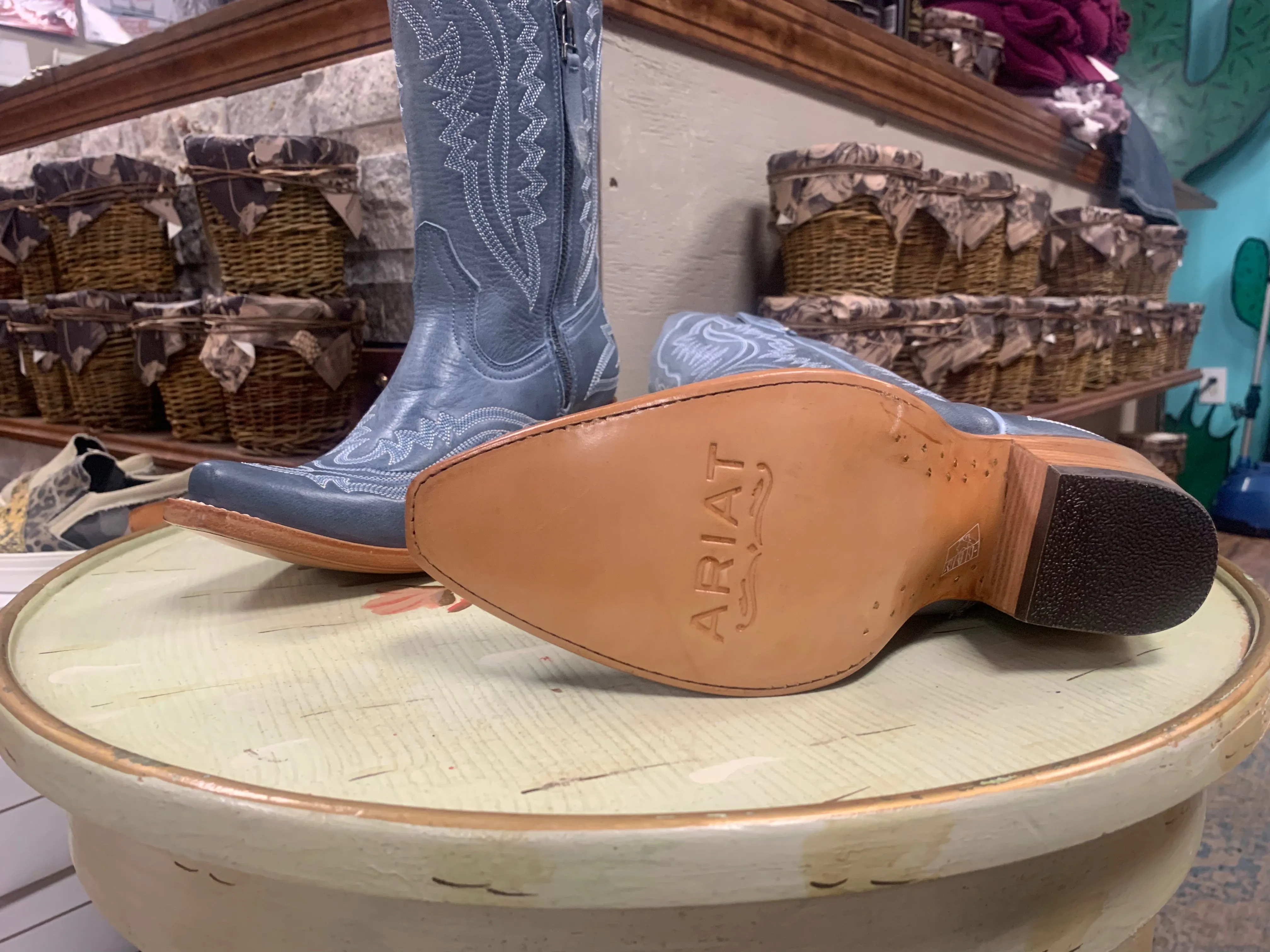 Casanova Western Vintage Denim Boot