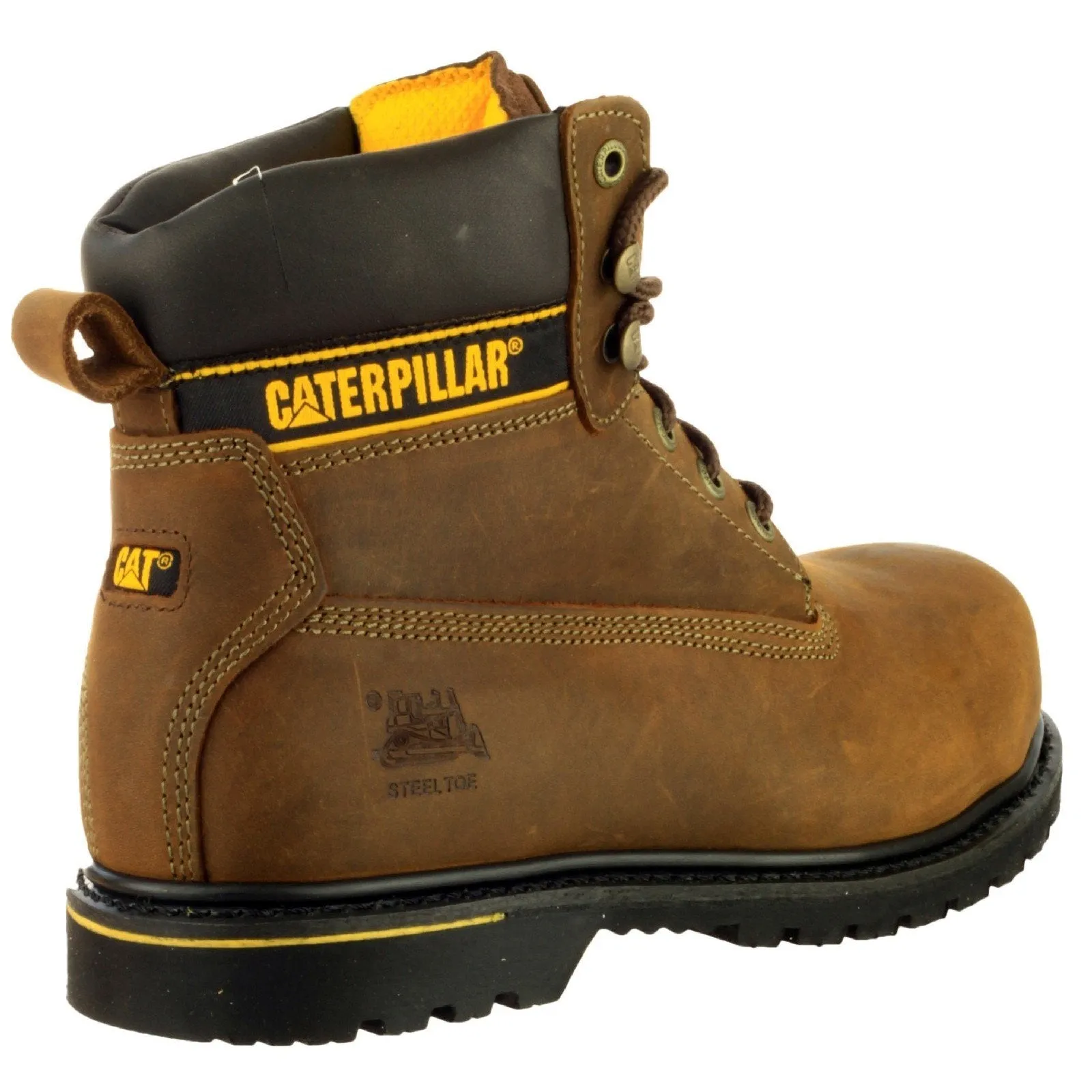 Caterpillar NEW Holton S3 Wide-Fit Safety Boots | Steel Toe Cap