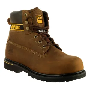 Caterpillar NEW Holton S3 Wide-Fit Safety Boots | Steel Toe Cap