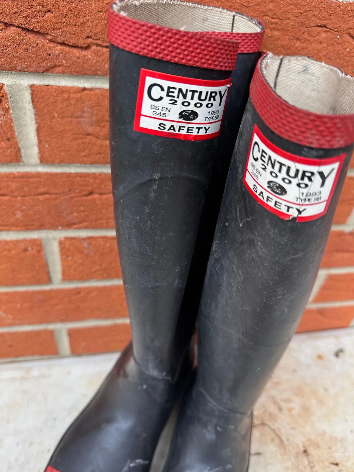 Century 2000 Super Safety Wellies Work Boots - Size UK 5 - EU 38