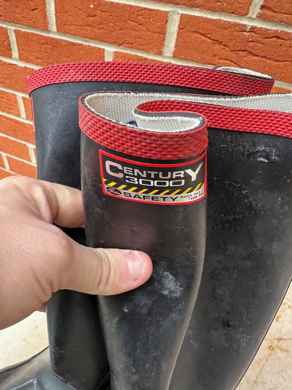 Century 3000 Super Safety Wellies Work Boots - Size UK 5 - EU 38