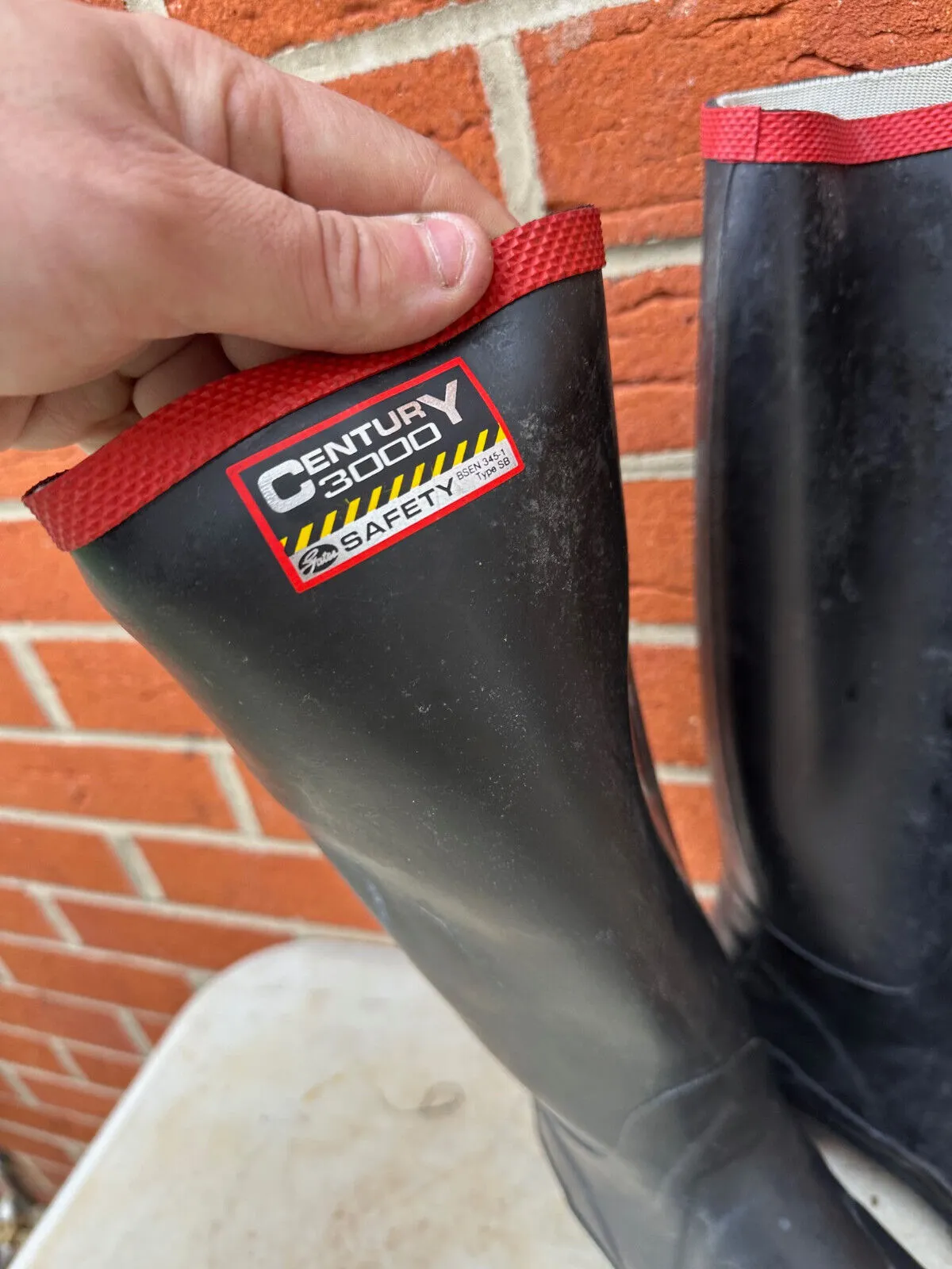Century 3000 Super Safety Wellies Work Boots - Size UK 5 - EU 38